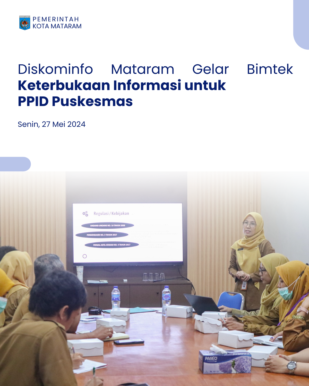 Diskominfo Mataram Gelar Bimtek Keterbukaan Informasi untuk PPID Puskesmas