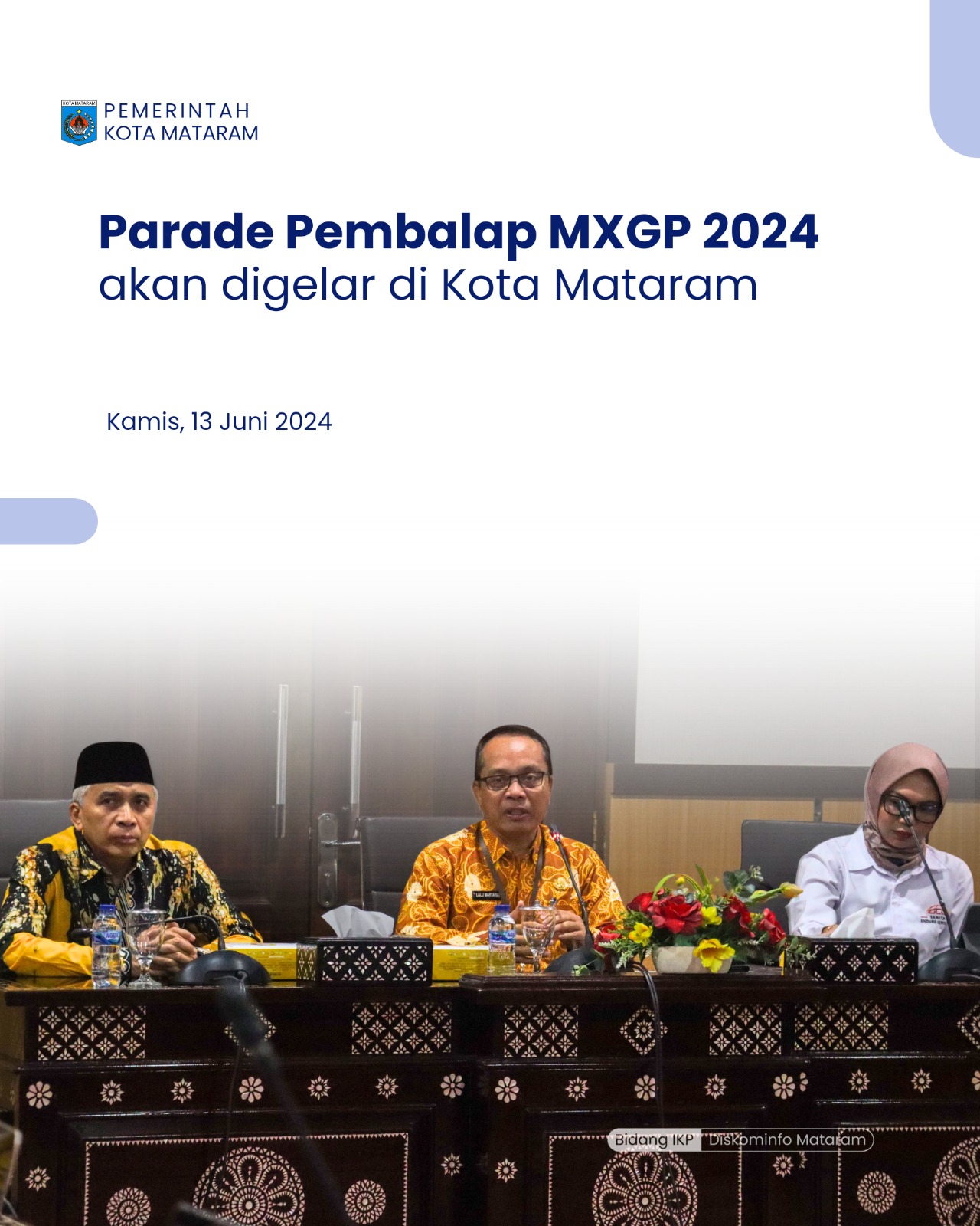 Parade Pembalap MXGP 2024 akan digelar di Kota Mataram 