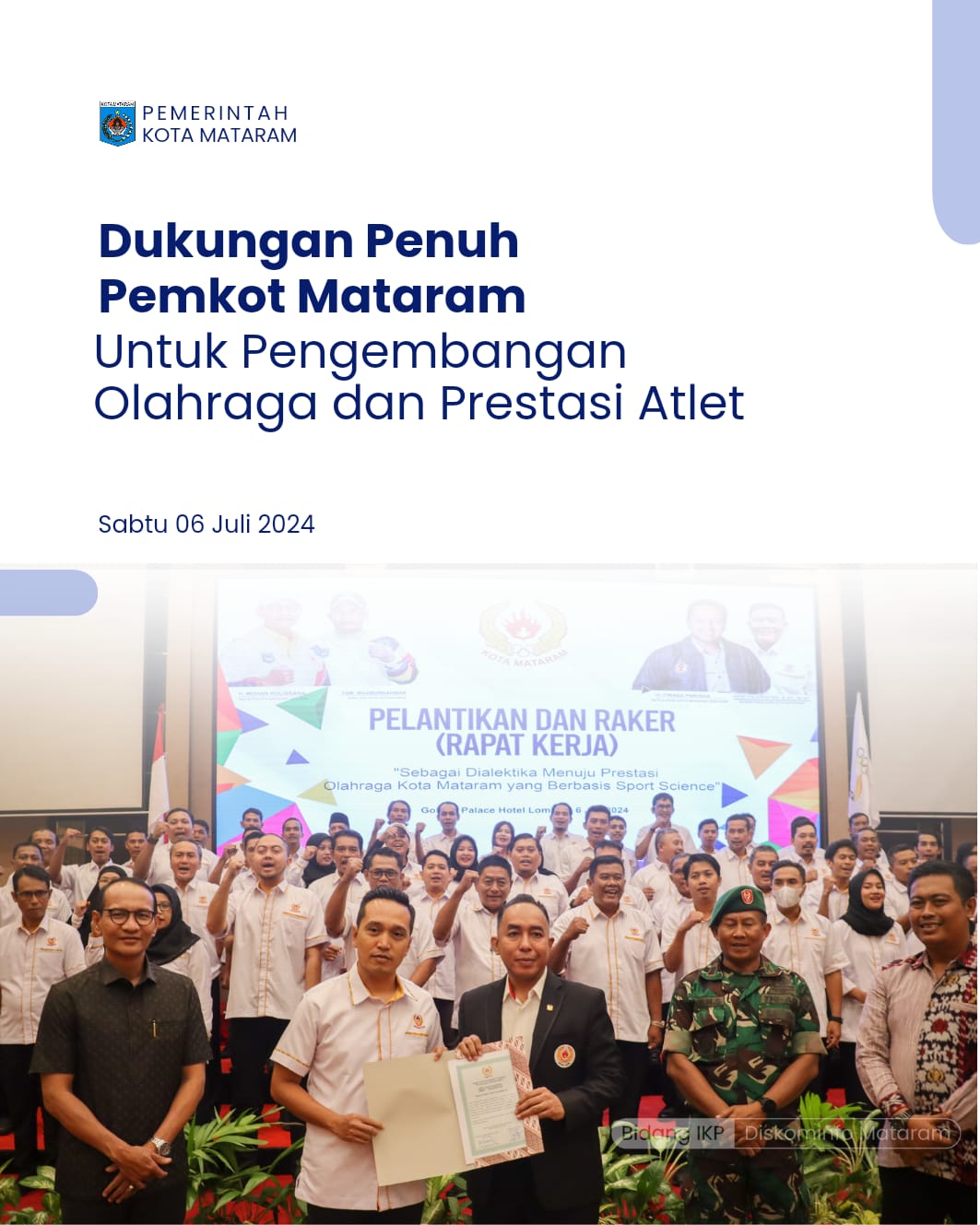 Dukungan Penuh Pemkot Mataram untuk Pengembangan Olahraga dan Prestasi Atlet