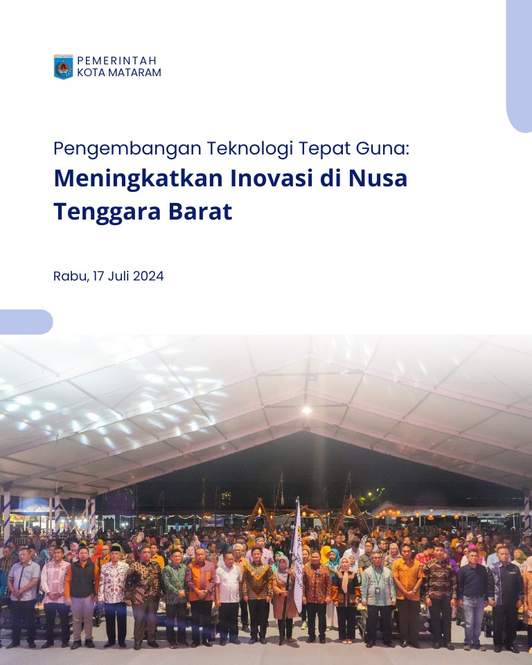 Pengembangan Teknologi Tepat Guna: Meningkatkan Inovasi di Nusa Tenggara Barat