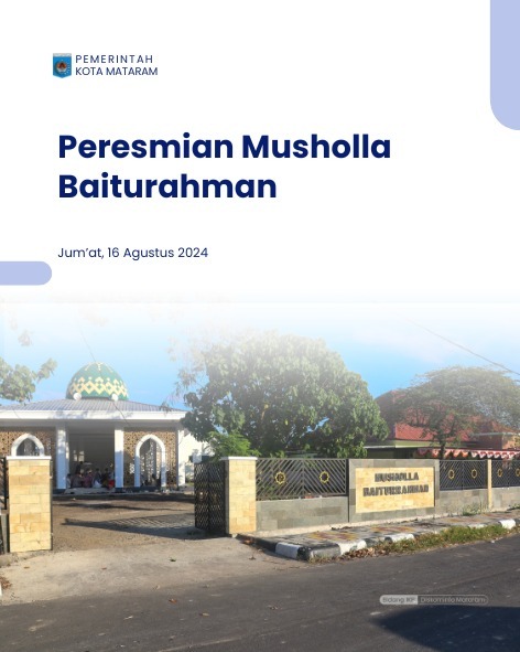 Peresmian Musholla Baiturahman