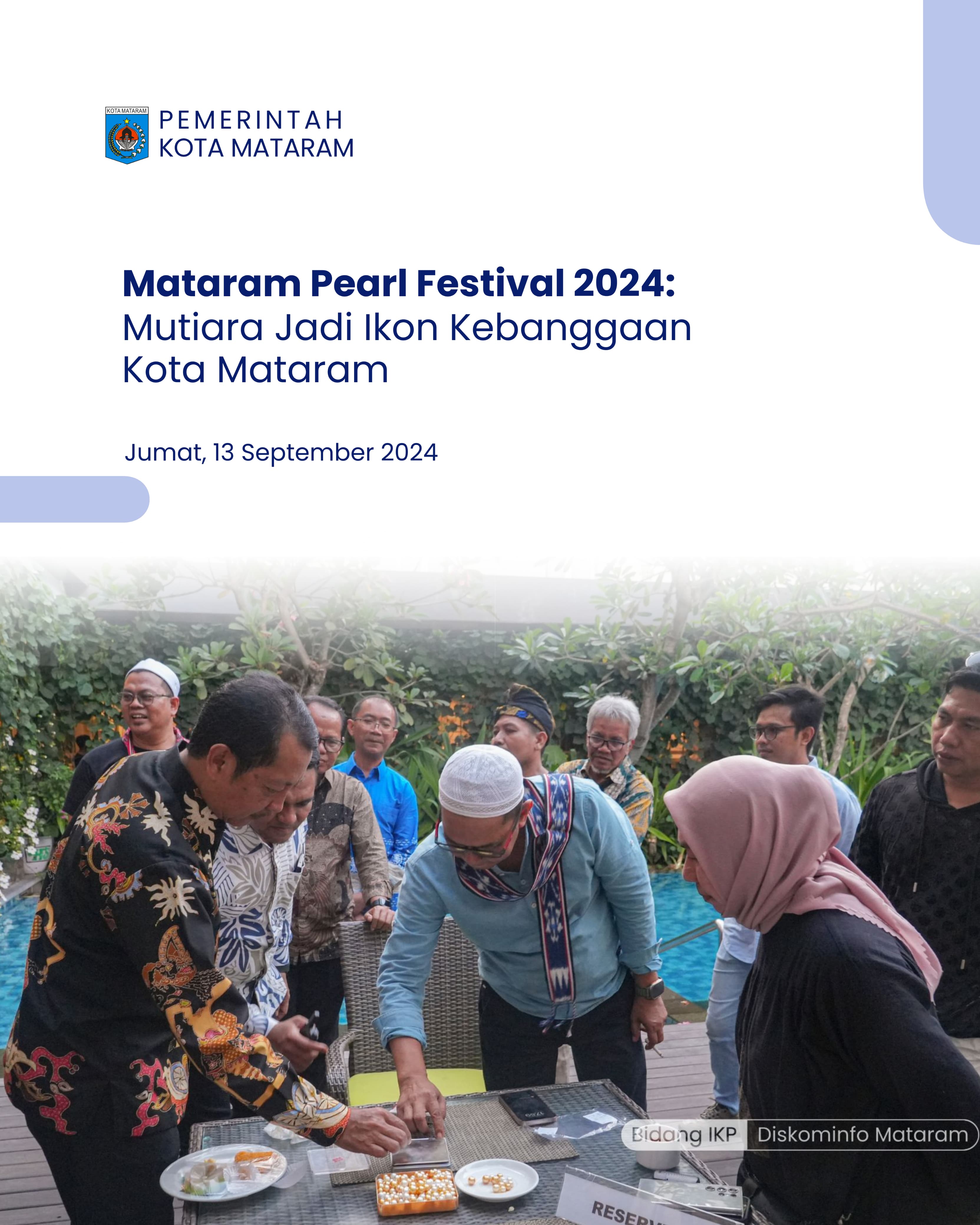 Mataram Pearl Festival 2024: Mutiara Jadi Ikon Kebanggaan Kota Mataram