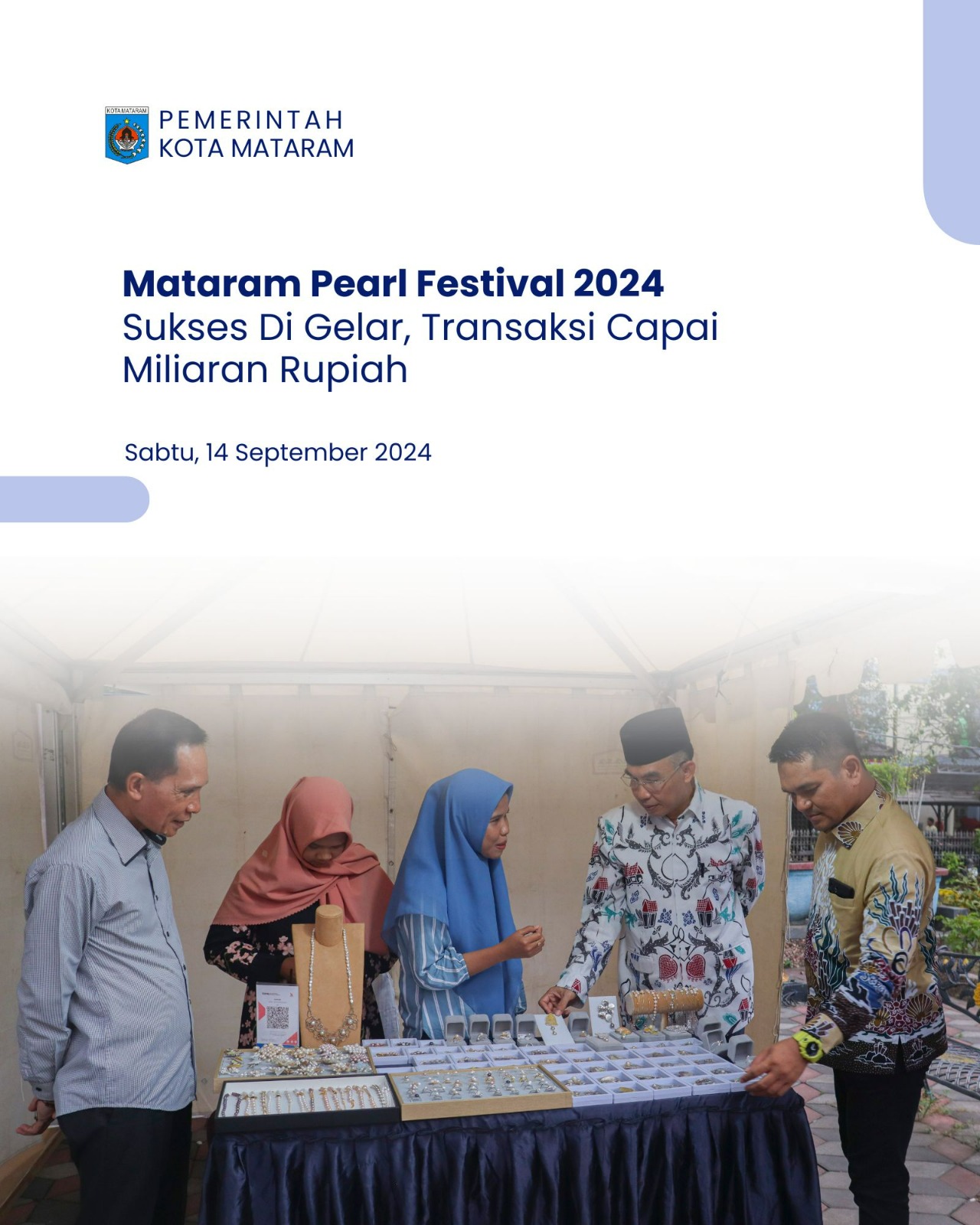 Mataram Pearl Festival 2024 Sukses Di Gelar, Transaksi Capai Miliaran Rupiah