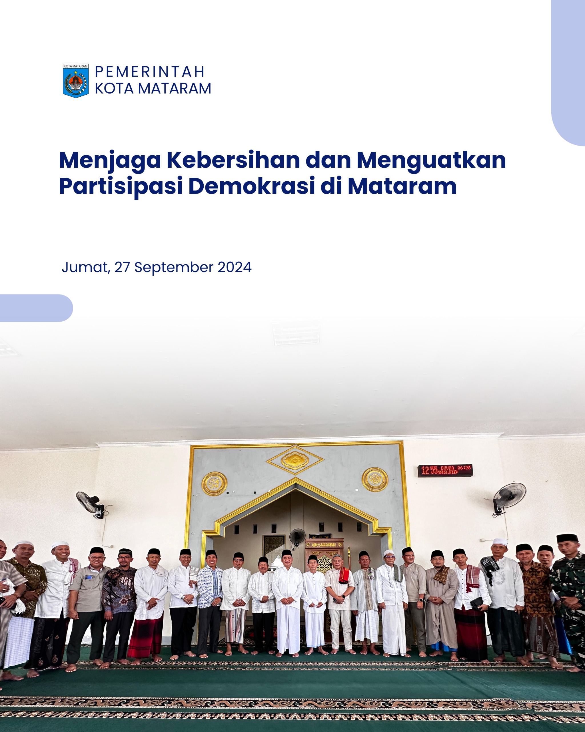 Menjaga Kebersihan dan Menguatkan Partisipasi Demokrasi di Mataram