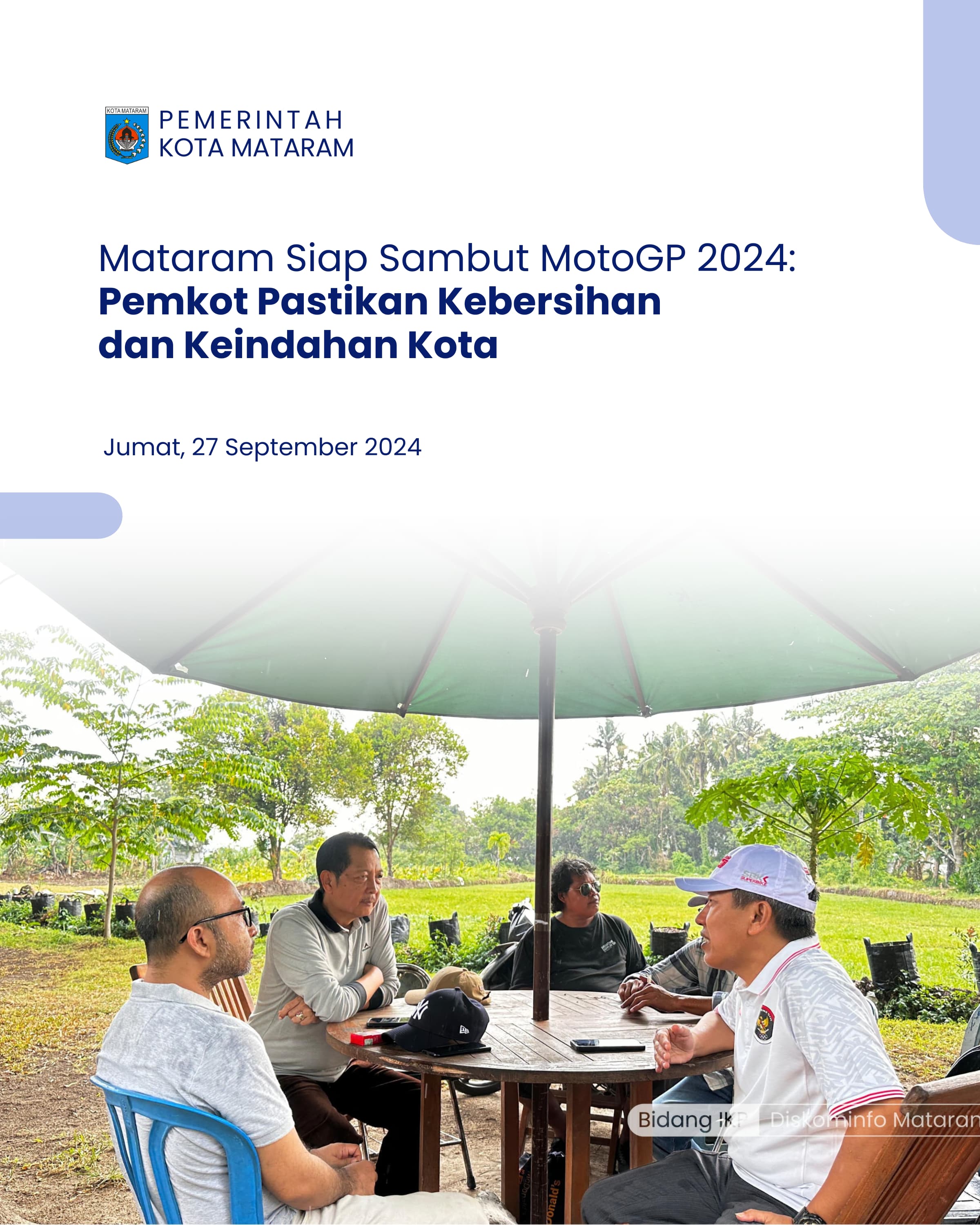 Mataram Siap Sambut MotoGP 2024: Pemkot Pastikan Kebersihan dan Keindahan Kota   