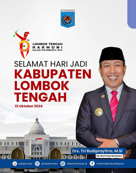 Dirgahayu Kabupaten Lombok Tengah ke 79