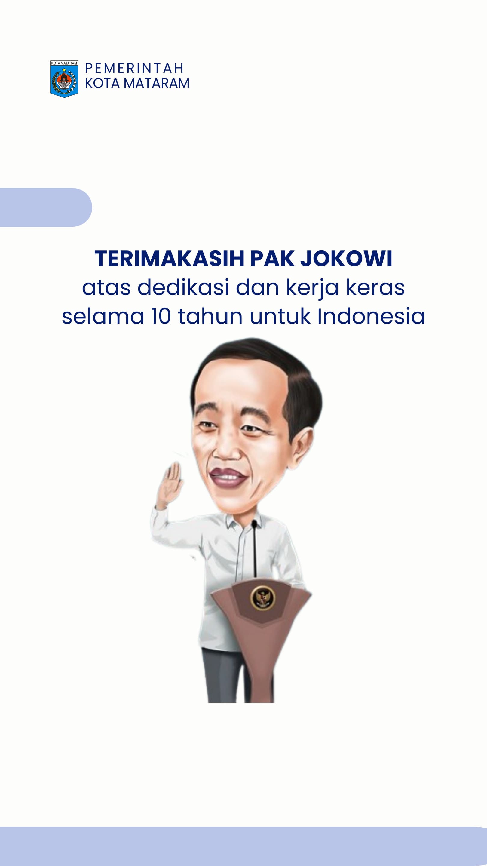 Terima Kasih Bapak Ir. H. Joko Widodo