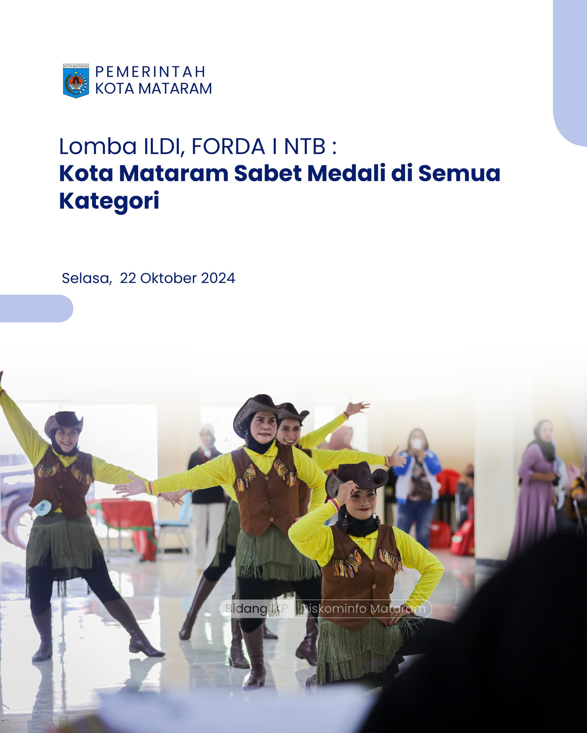 Lomba ILDI, FORDA I NTB : Kota Mataram Sabet Medali Di Semua Kategori.