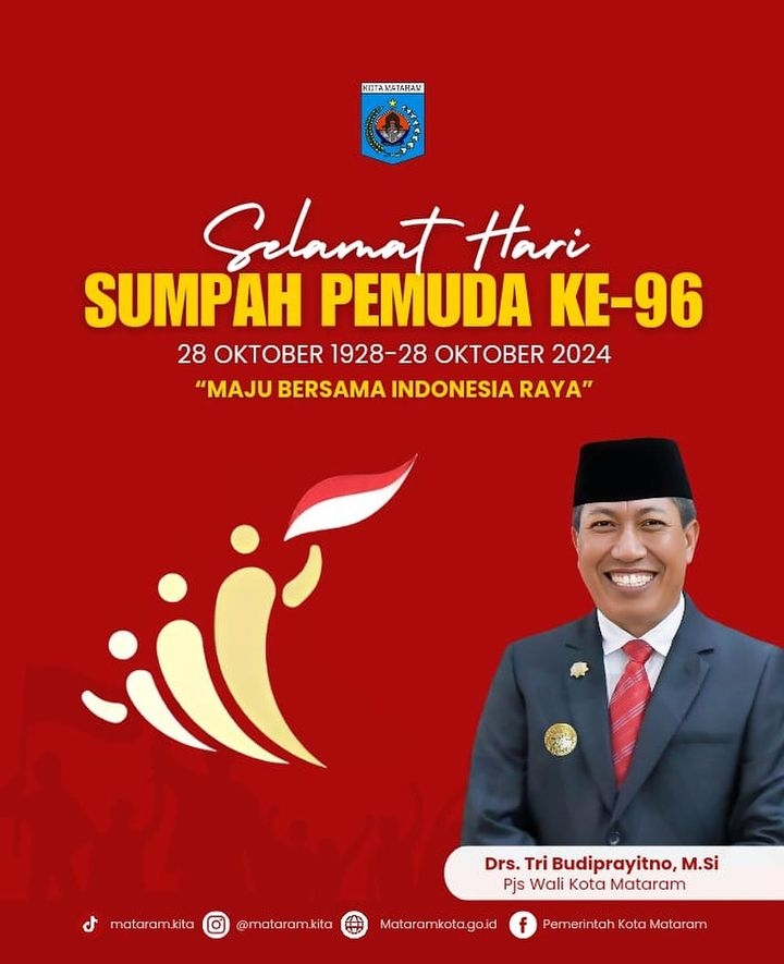 Selamat Hari Sumpah Pemuda ke-96, Tahun 2024