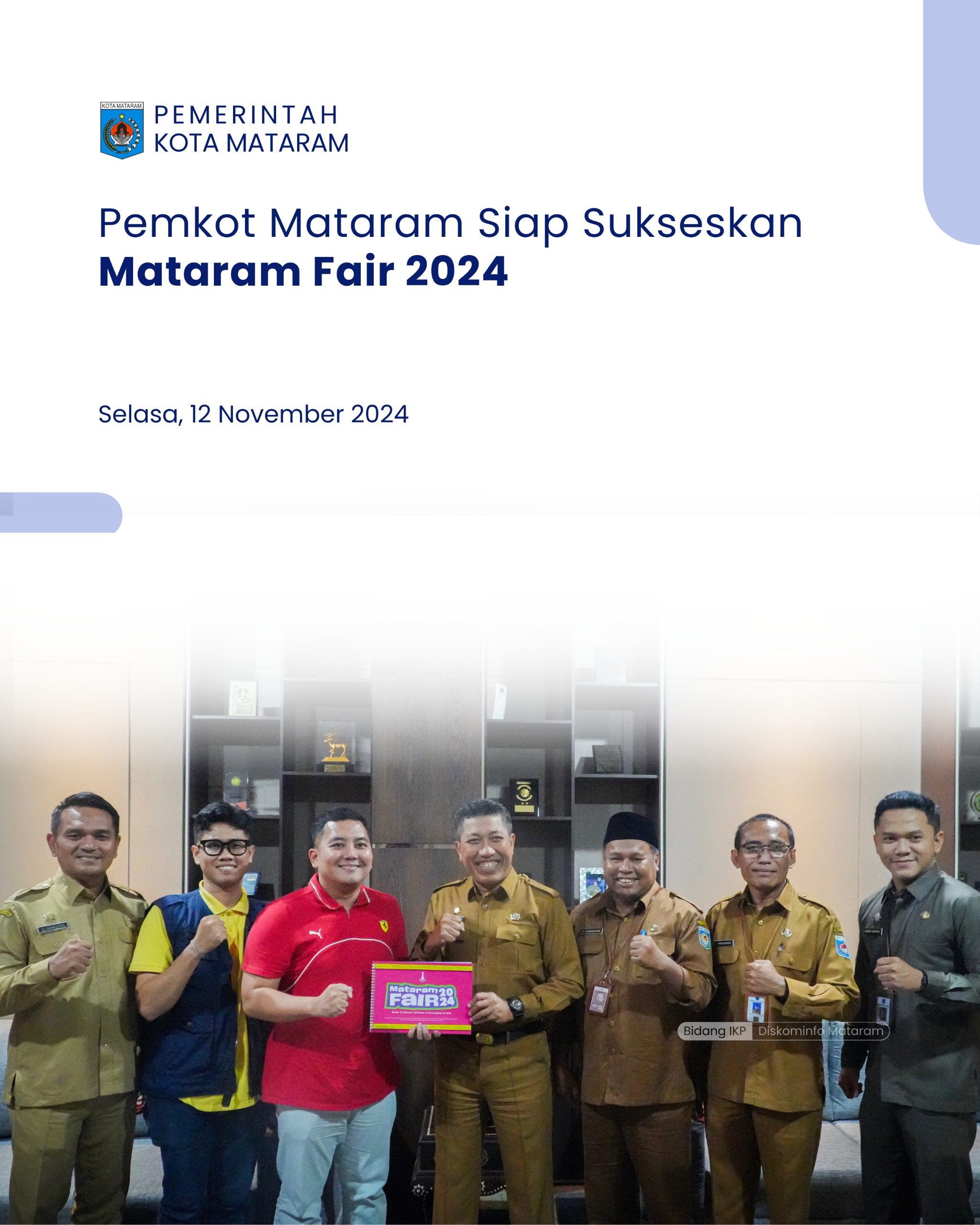 Pemkot Mataram Siap Sukseskan Penyelenggaraan Mataram Fair 2024