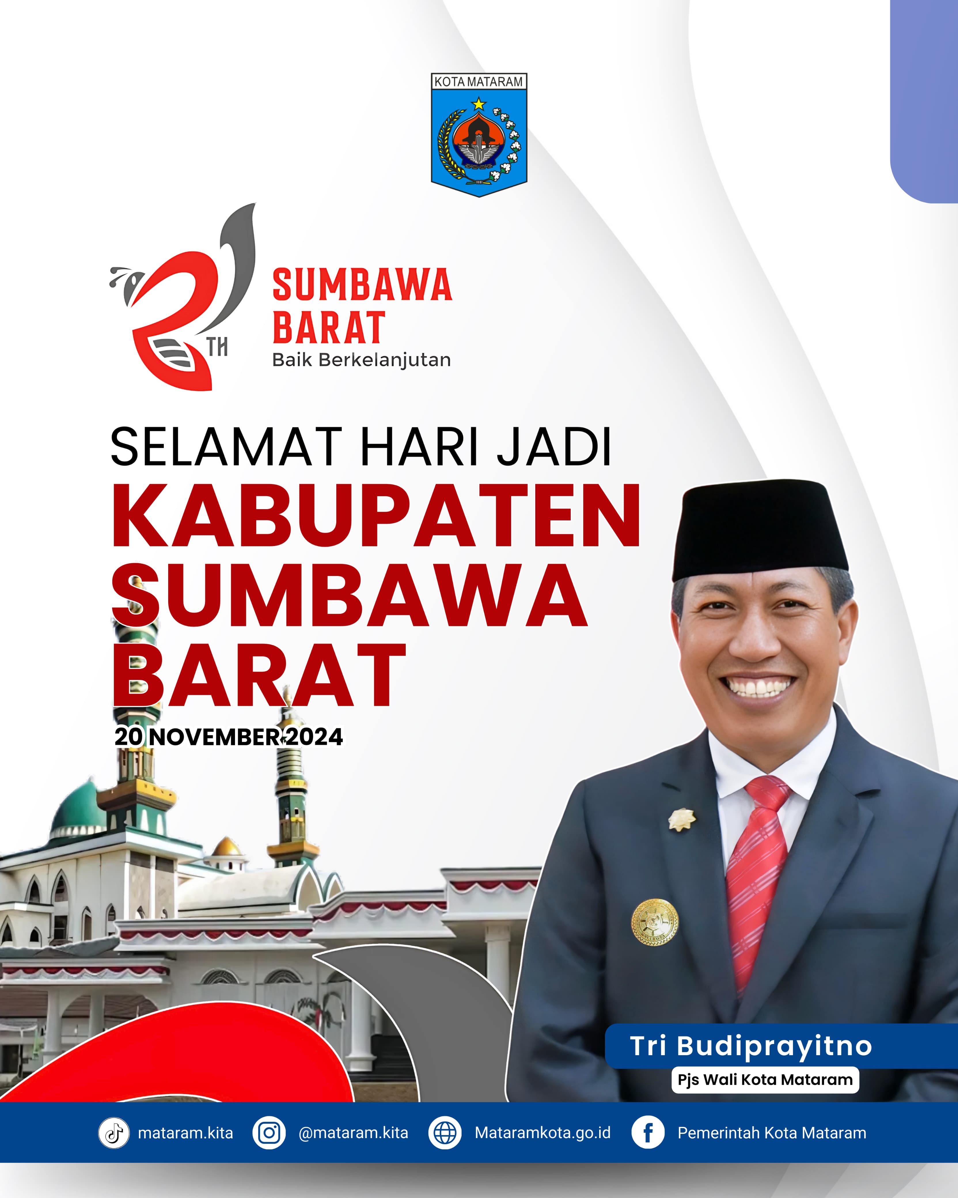 Selamat Hari jadi Ke 21 untuk Kabupaten Sumbawa Barat