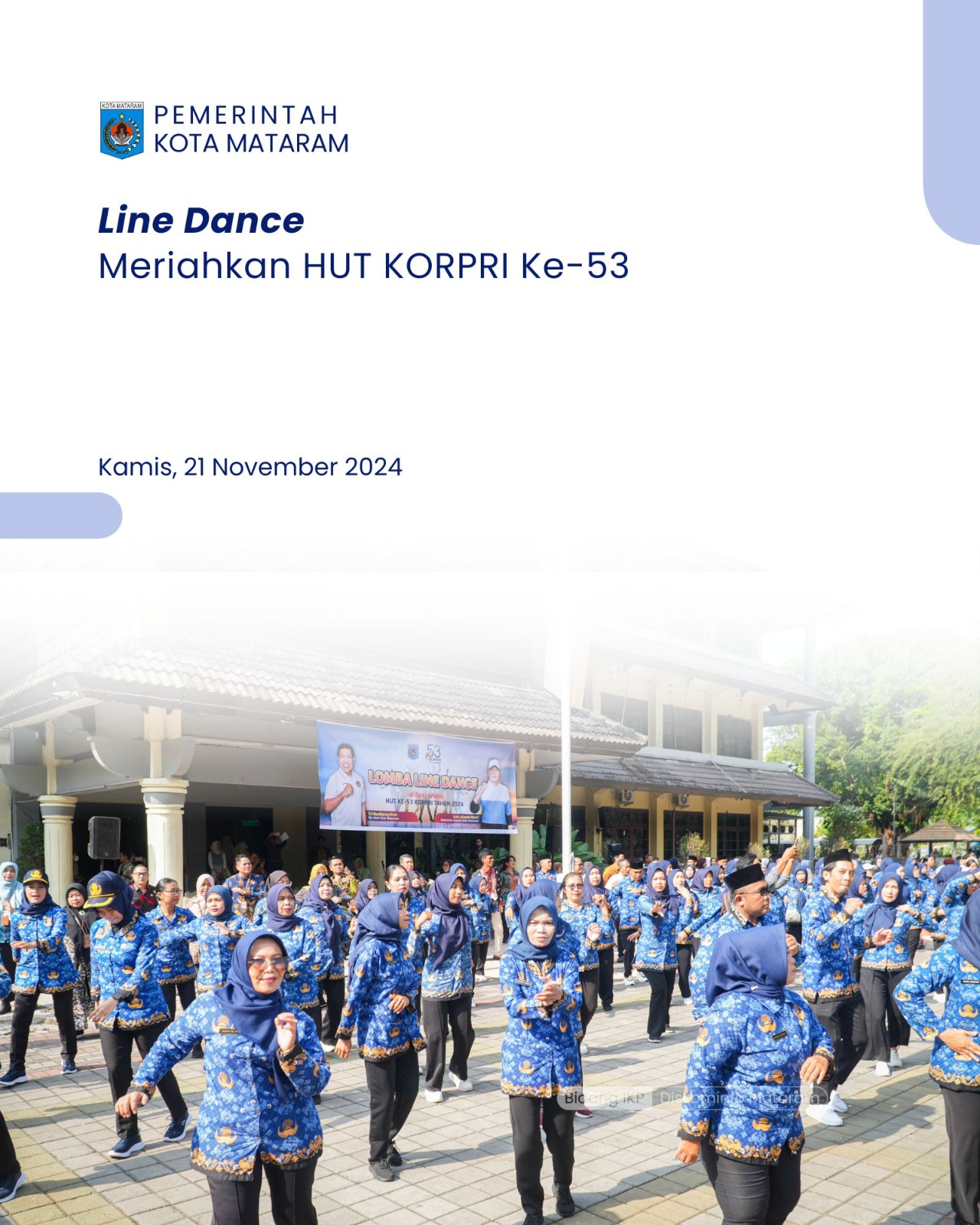 Line Danca Meriahkan HUT KORPRI Ke-53