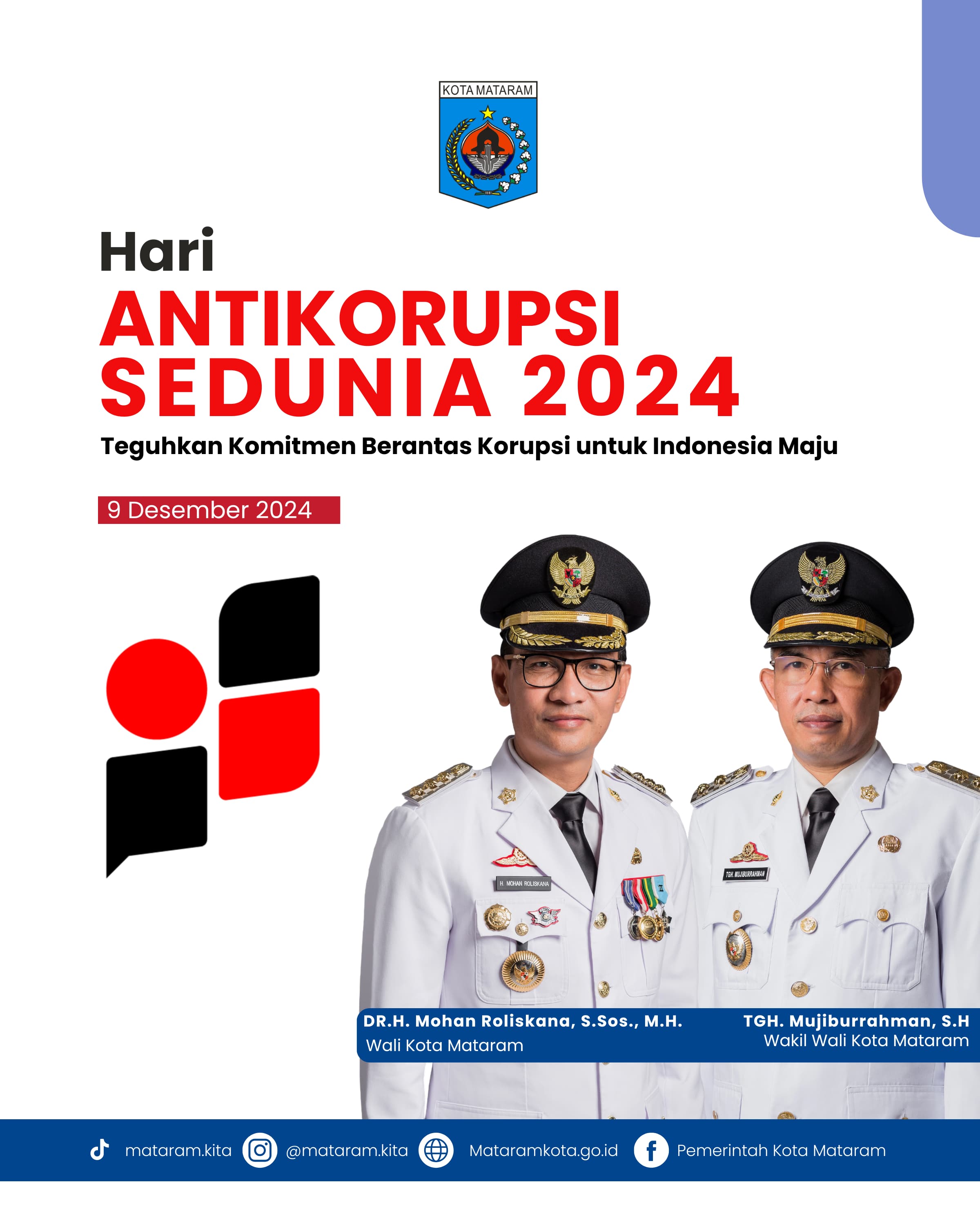 Selamat Hari Antikorupsi Seduania 2024!!