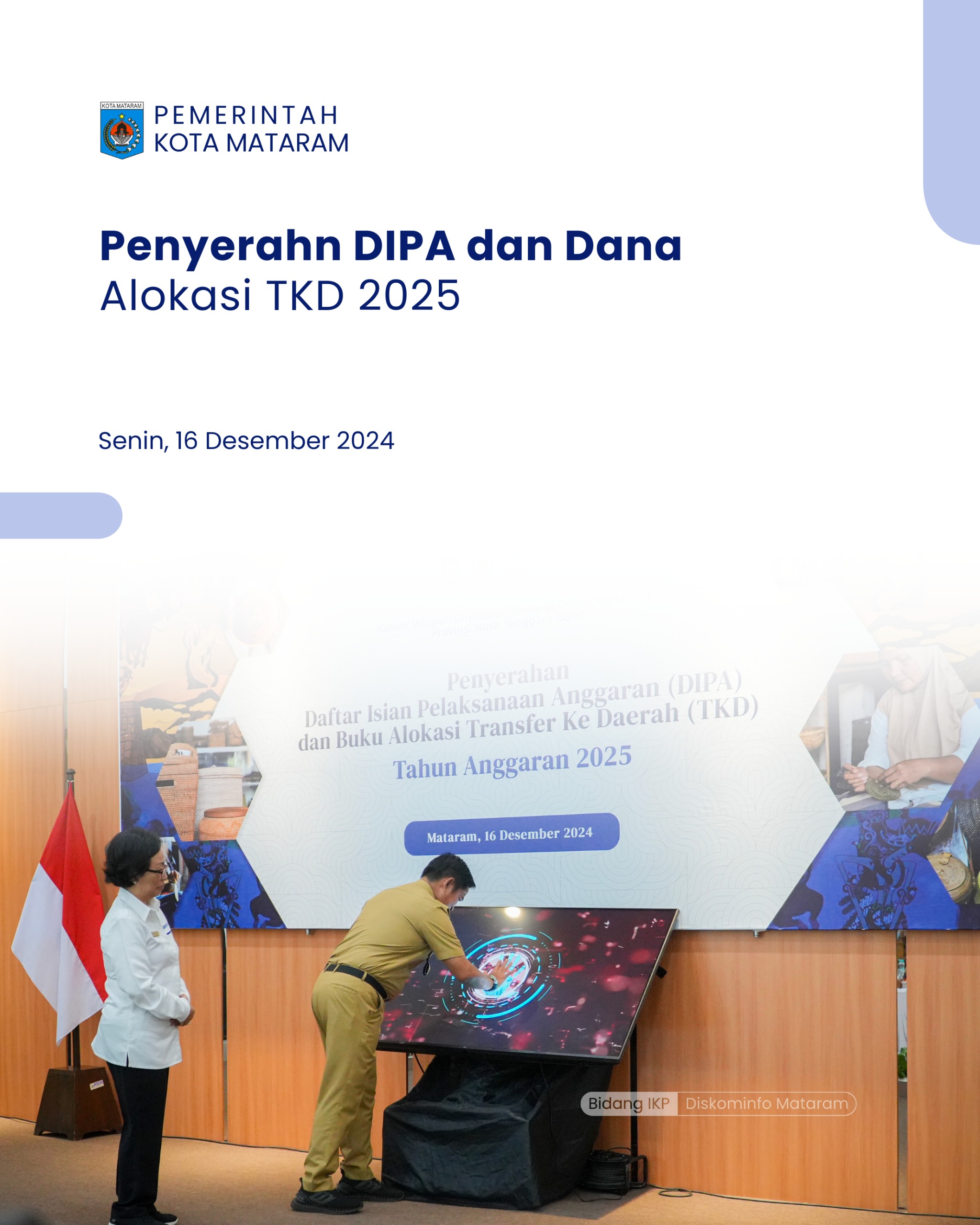 Penyerahan DIPA Dan Dana Alokasi TKD 2025