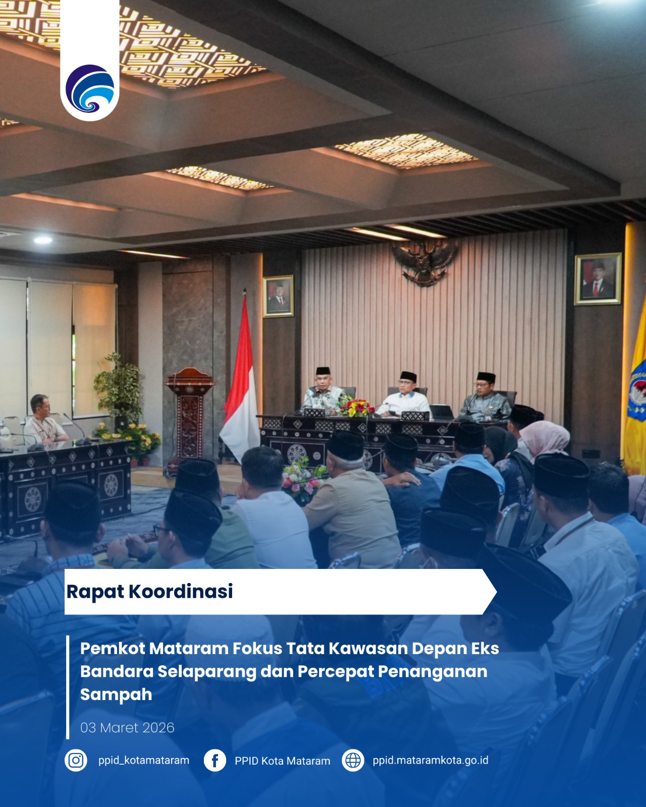 Pemkot Mataram Fokus Tata Kawasan Depan Eks Bandara Selaparang dan Percepat Penanganan Sampah