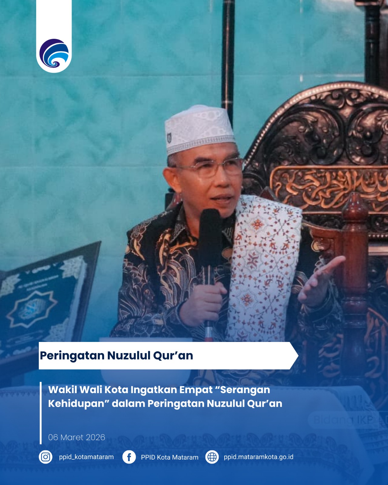 Wakil Wali Kota Ingatkan Empat “Serangan Kehidupan” dalam Peringatan Nuzulul Qur’an