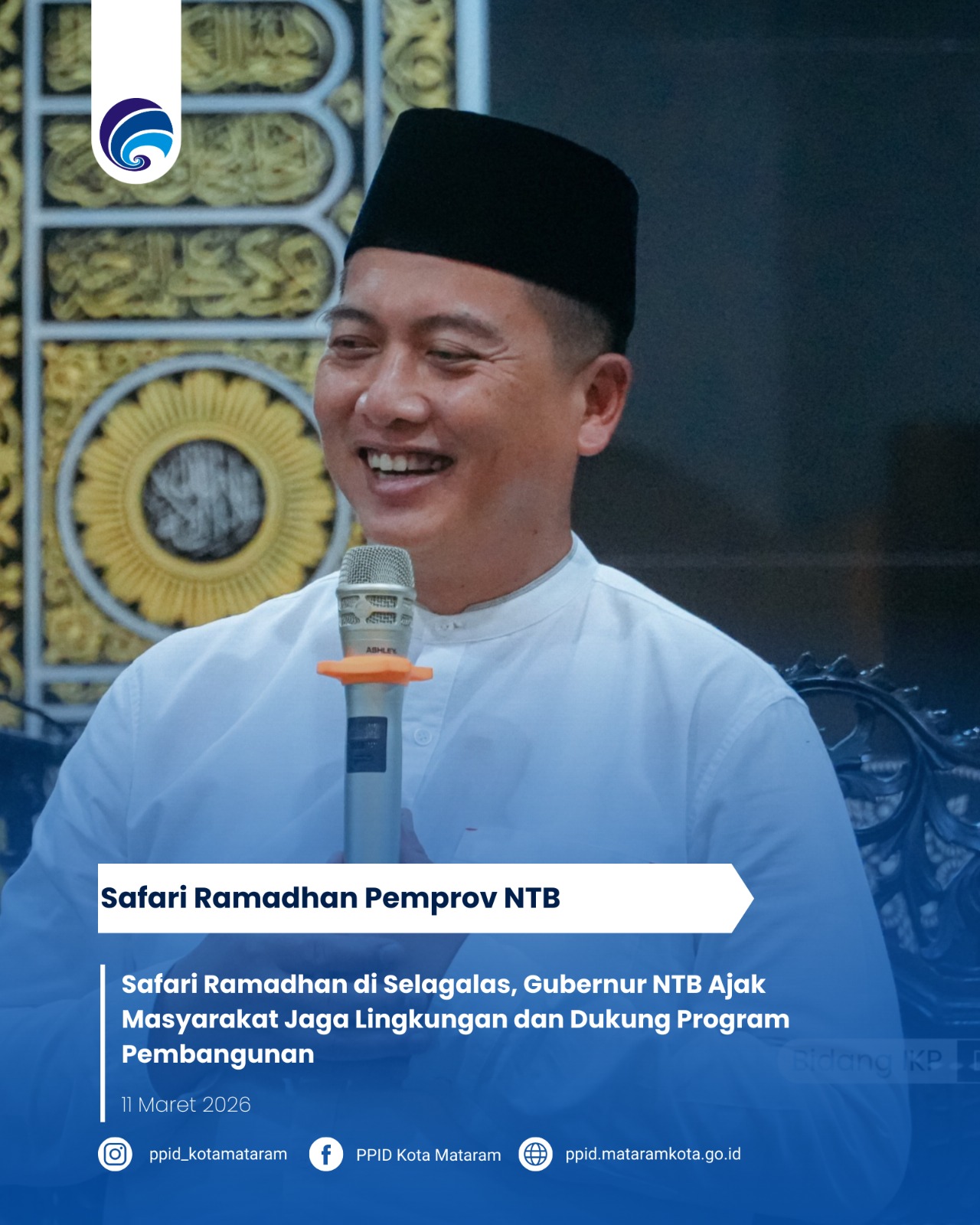 Safari Ramadhan di Selagalas, Gubernur NTB Ajak Masyarakat Jaga Lingkungan dan Dukung Program Pembangunan