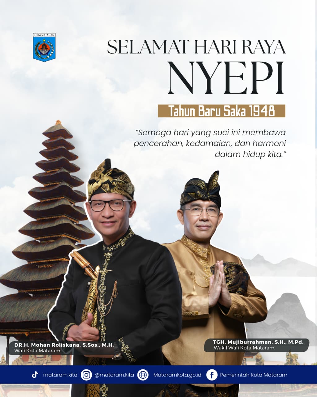 Selamat Hari Raya Nyepi Tahun Baru Saka 1948.