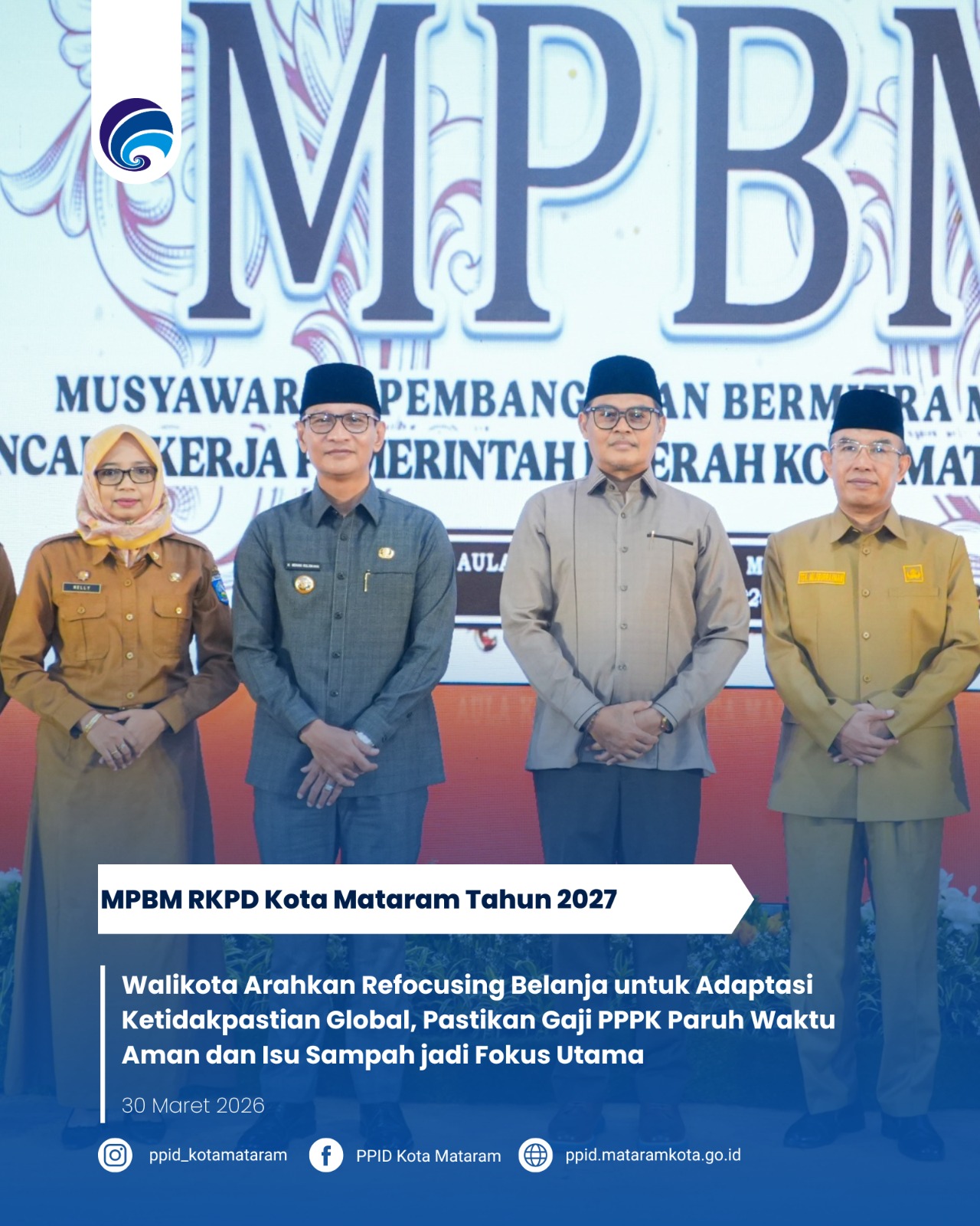 Walikota Arahkan Refocusing Belanja untuk Adaptasi Ketidakpastian Global, Pastikan Gaji PPPK Paruh Waktu Aman dan Isu Sampah jadi Fokus Utama