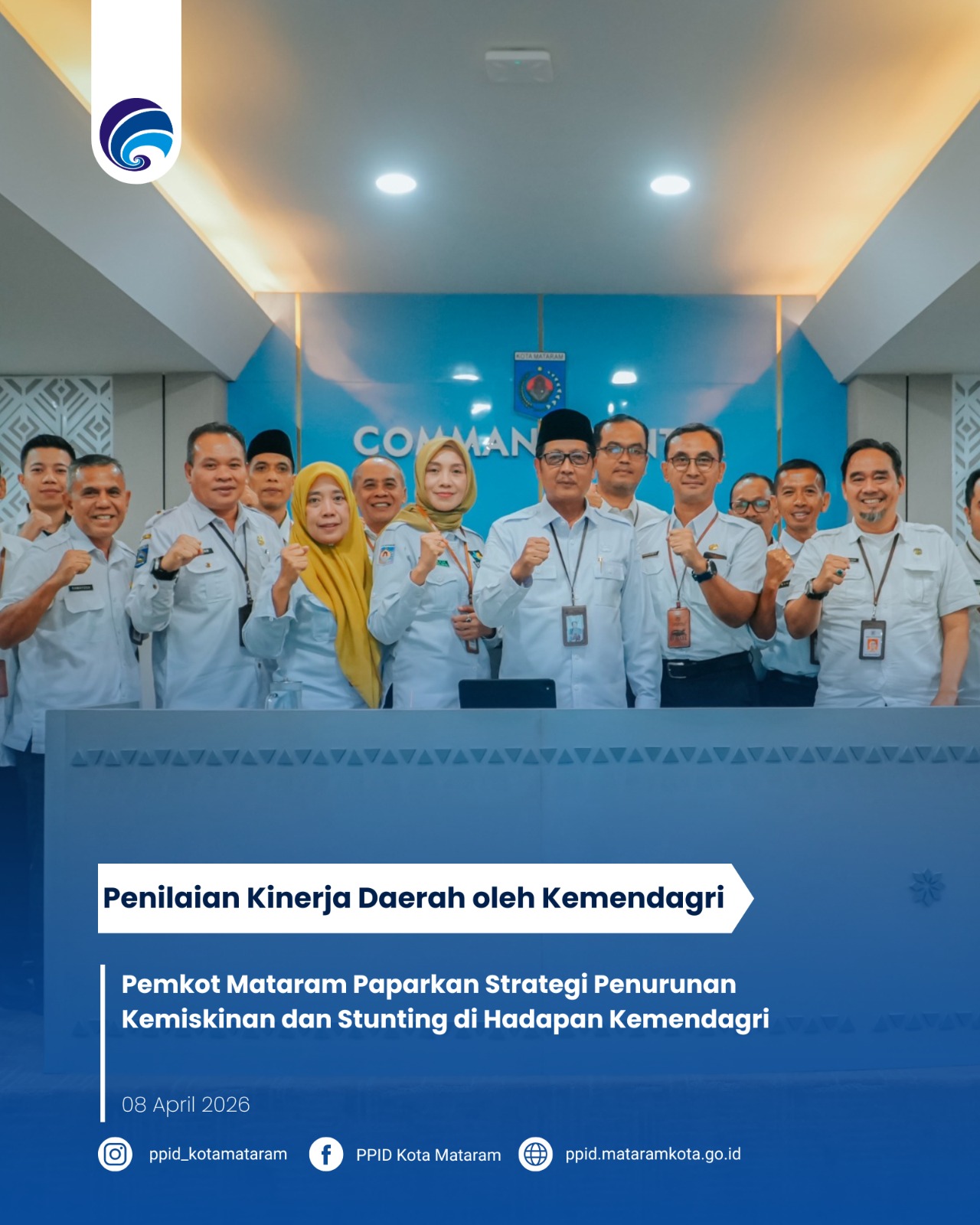 Pemkot Mataram Paparkan Strategi Penurunan Kemiskinan dan Stunting di Hadapan Kemendagri