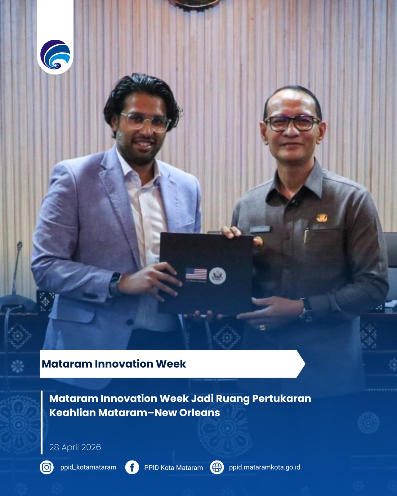 Mataram Innovation Week Jadi Ruang Pertukaran Keahlian Mataram–New Orleans