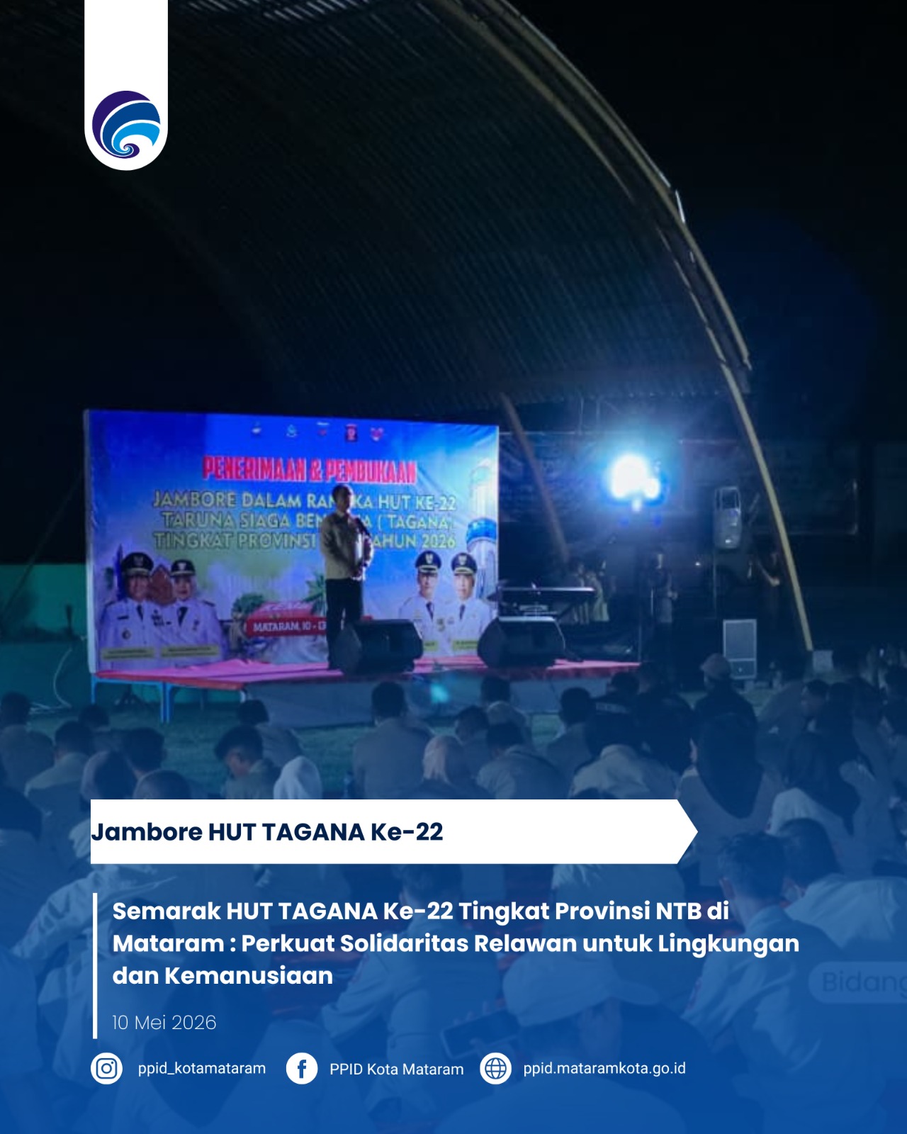 Semarak HUT TAGANA Ke-22 Tingkat Provinsi NTB di Mataram : Perkuat Solidaritas Relawan untuk Lingkungan dan Kemanusiaan
