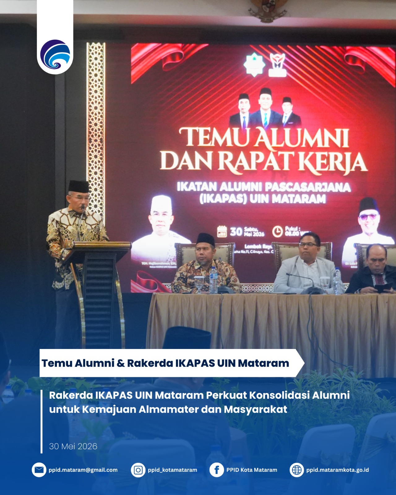 Rakerda IKAPAS UIN Mataram Perkuat Konsolidasi Alumni untuk Kemajuan Almamater dan Masyarakat