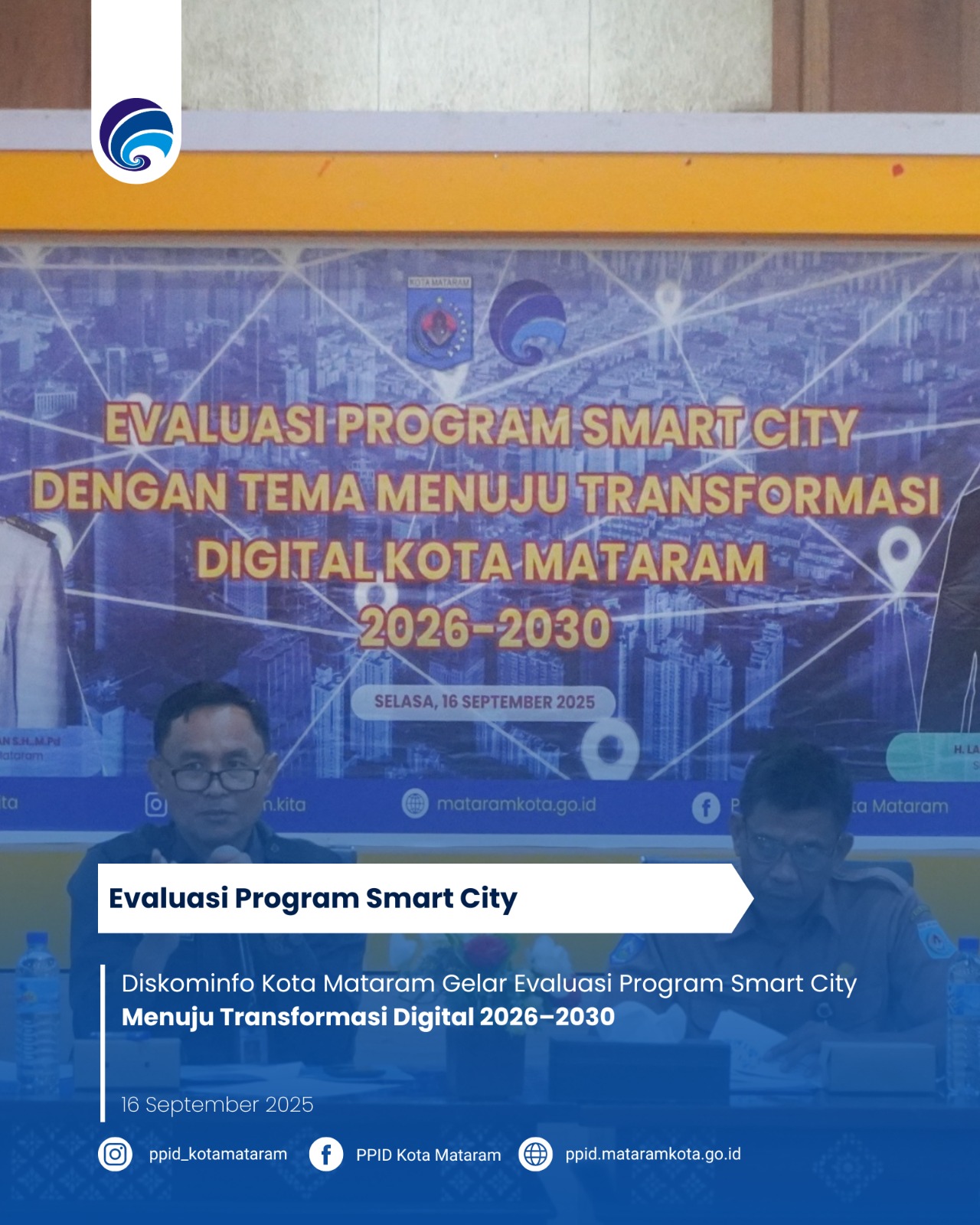 Diskominfo Kota Mataram Gelar Evaluasi Program Smart City Menuju Transformasi Digital 2026–2030