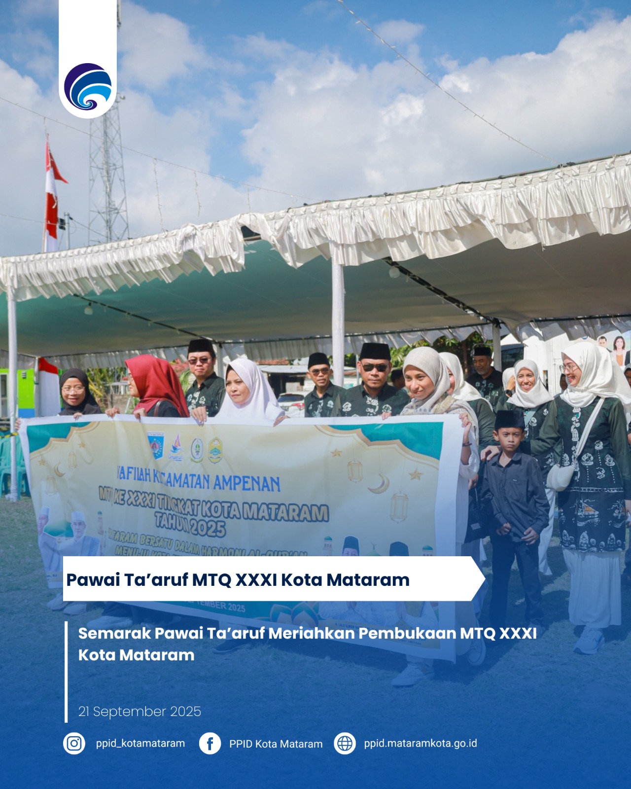 Semarak Pawai Ta’aruf Meriahkan Pembukaan MTQ XXXI Kota Mataram