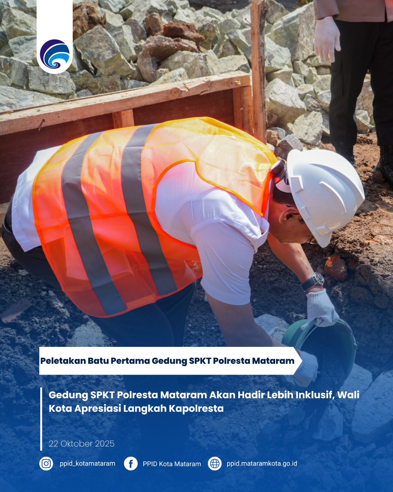 Gedung SPKT Polresta Mataram Akan Hadir Lebih Inklusif, Wali Kota Apresiasi Langkah Kapolresta