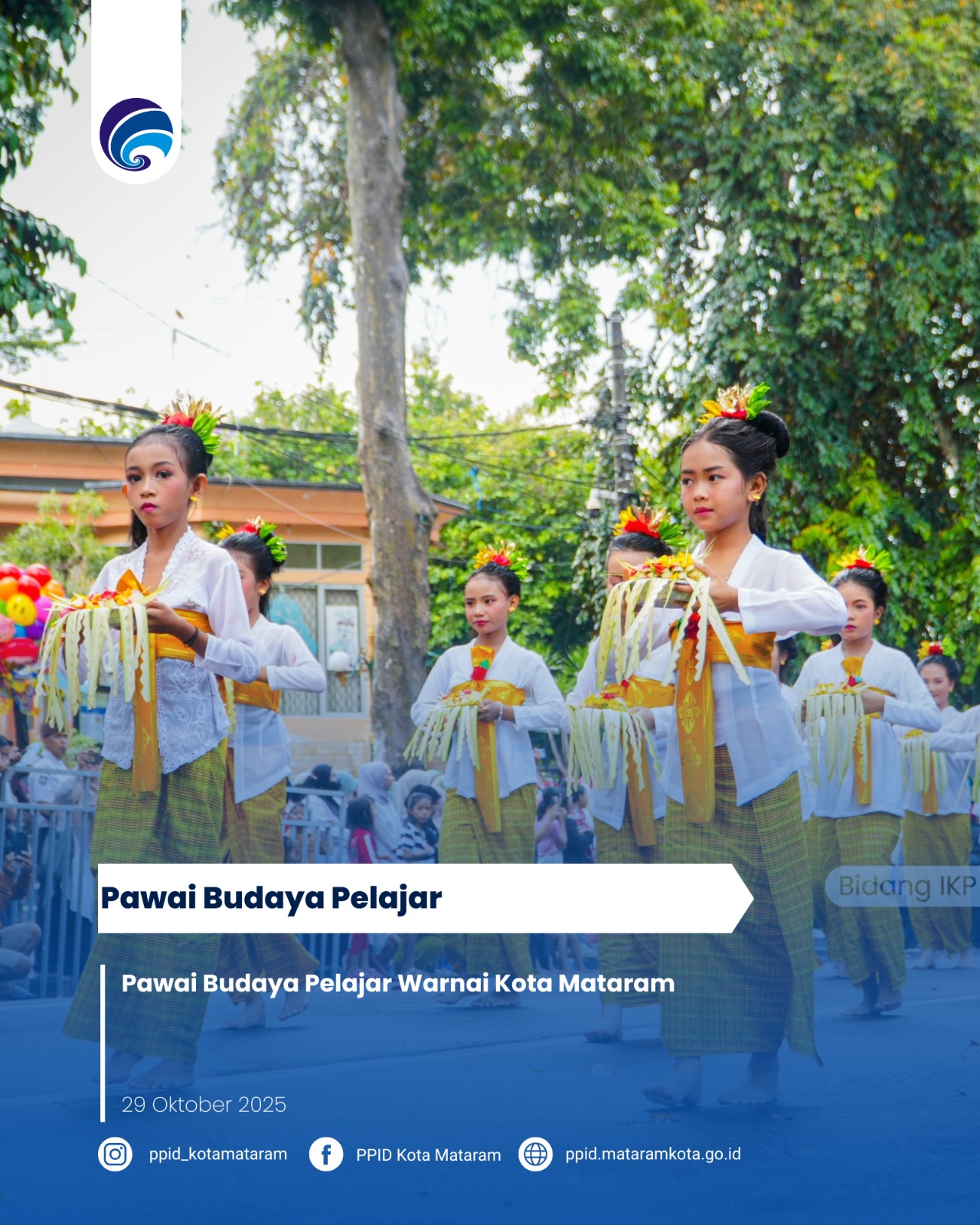 Pawai Budaya Pelajar Warnai Kota Mataram