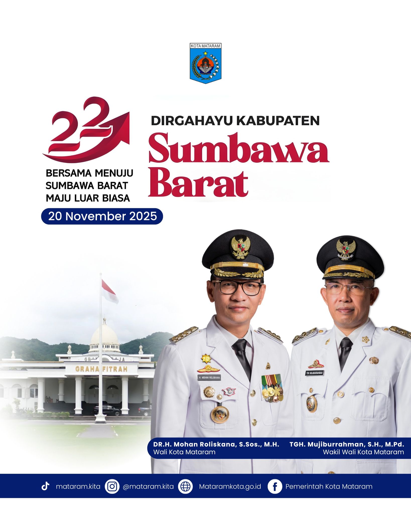 Dirgahayu Kabupaten Sumbawa Barat ke 22
