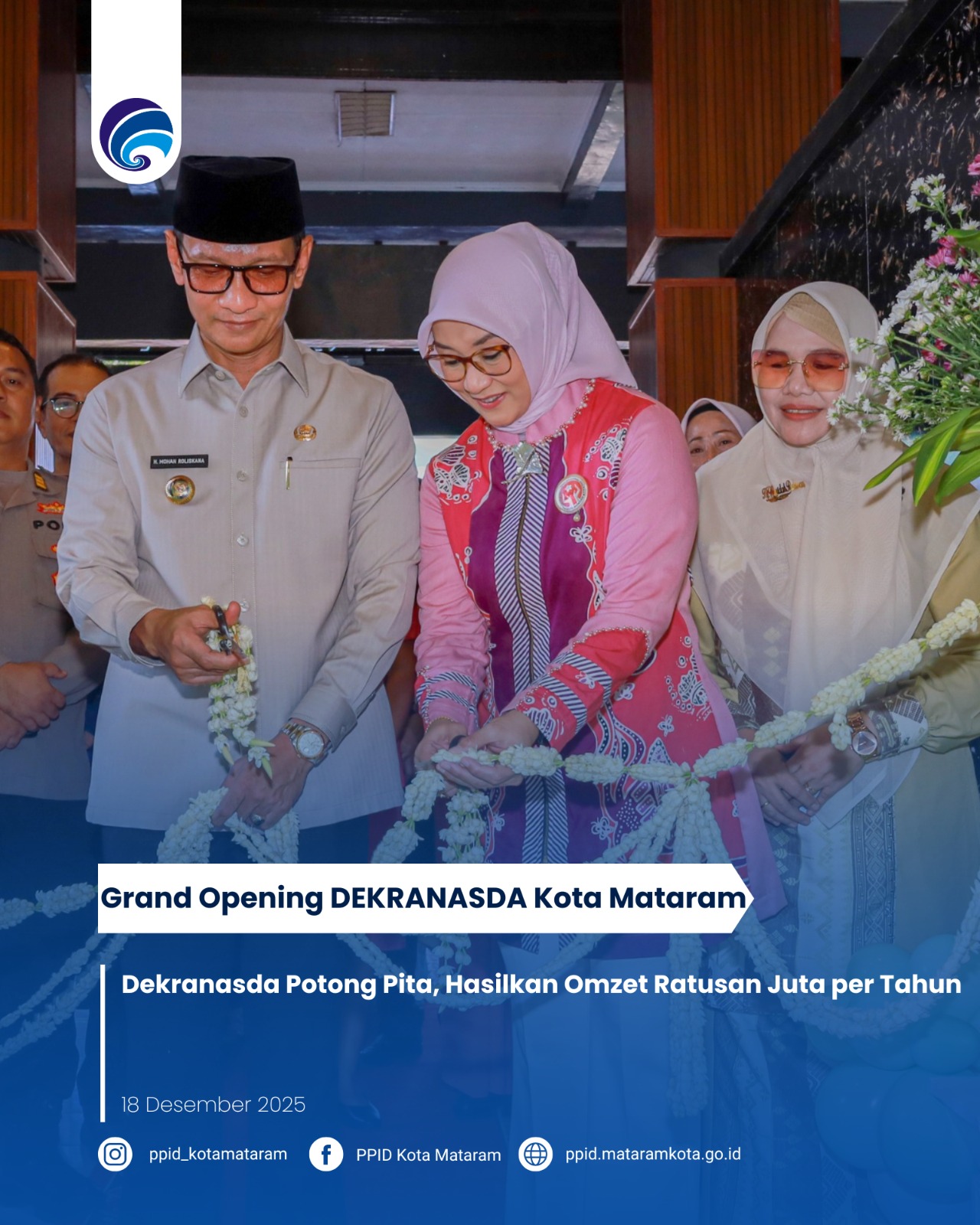 Dekranasda Potong Pita, Hasilkan Omzet Ratusan Juta per Tahun