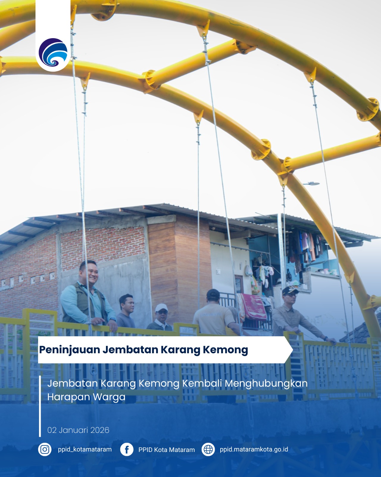  Jembatan Karang Kemong Kembali Menghubungkan Harapan Warga